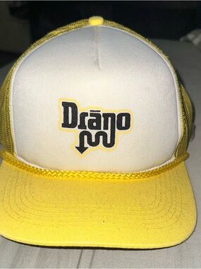 Malbon Yellow & White Trucker Cap